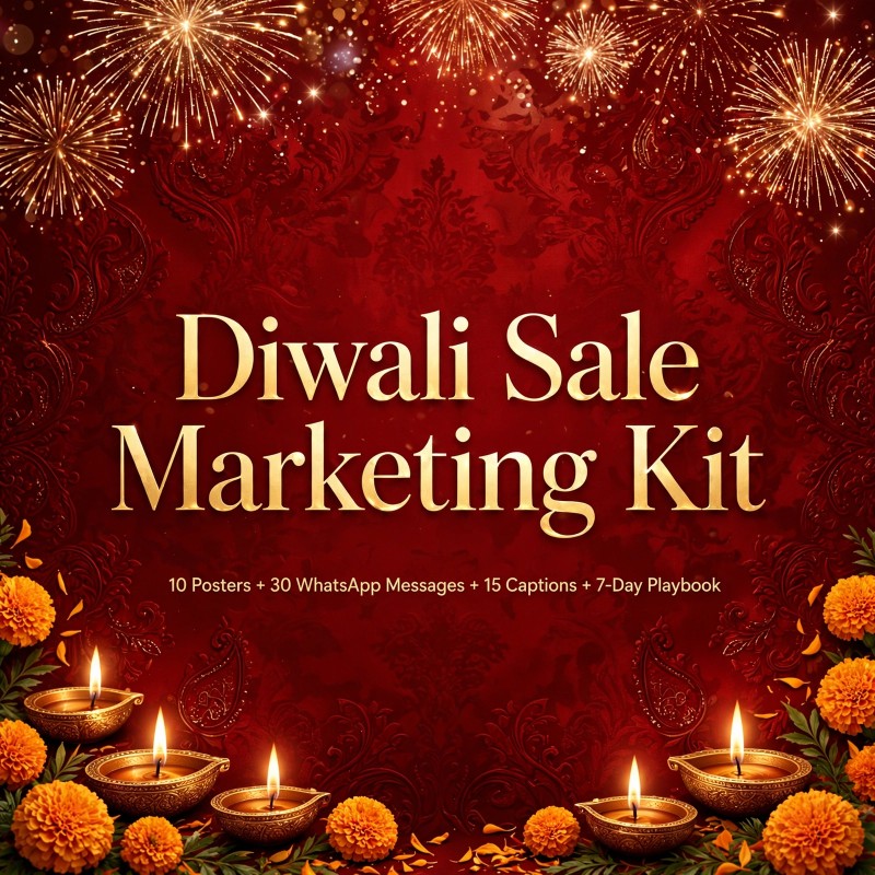 Diwali Sale Marketing Kit for Small Businesses