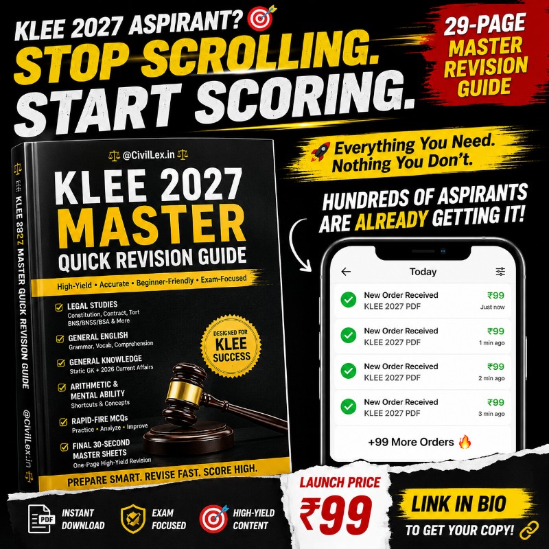 E-HANDBOOK FOR KLEE ASPIRANTS (PDF) @CivilLex