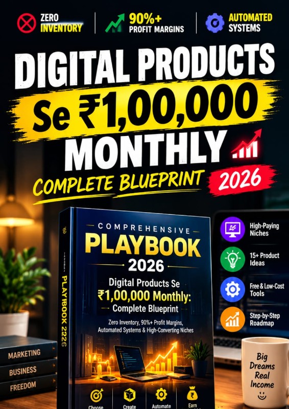 🔥Earn ₹1,00,000 monthly from Digital Products 