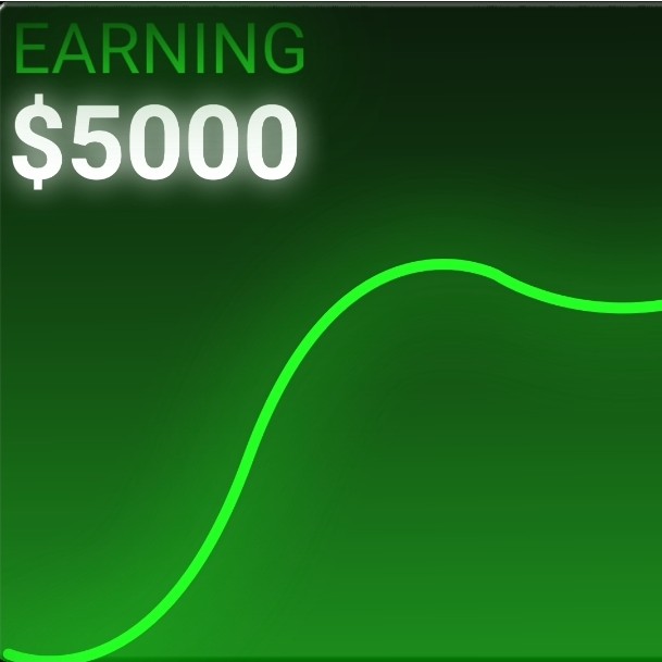 Earning Growth Chart Motion Graphics Template
