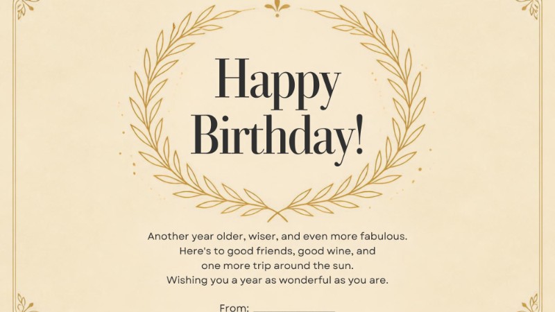 Elegant Birthday Card Bundle – 3 Printable/Digital Designs (Canva Editable)