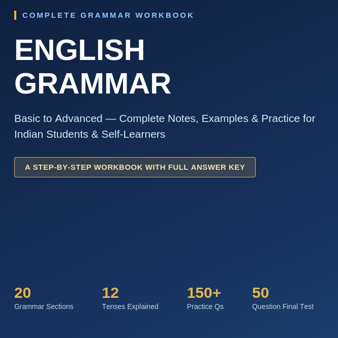 📘 English Grammar: Basic to Advanced — Complete Workbook (PDF)