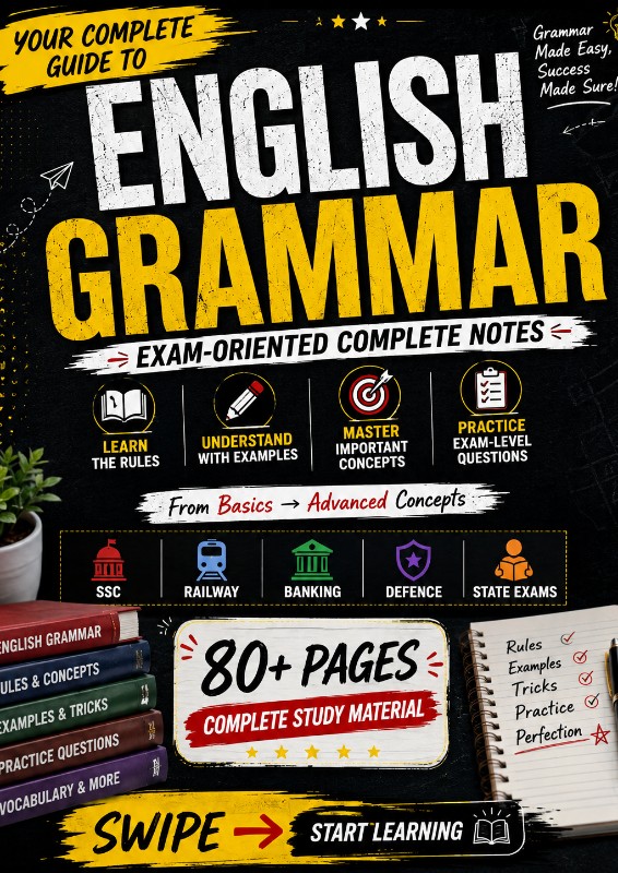 English Grammar Complete Notes PDF 