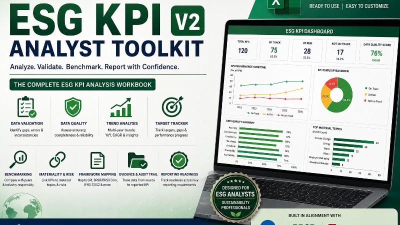 ESG KPI Analyst Toolkit V2 — 2026