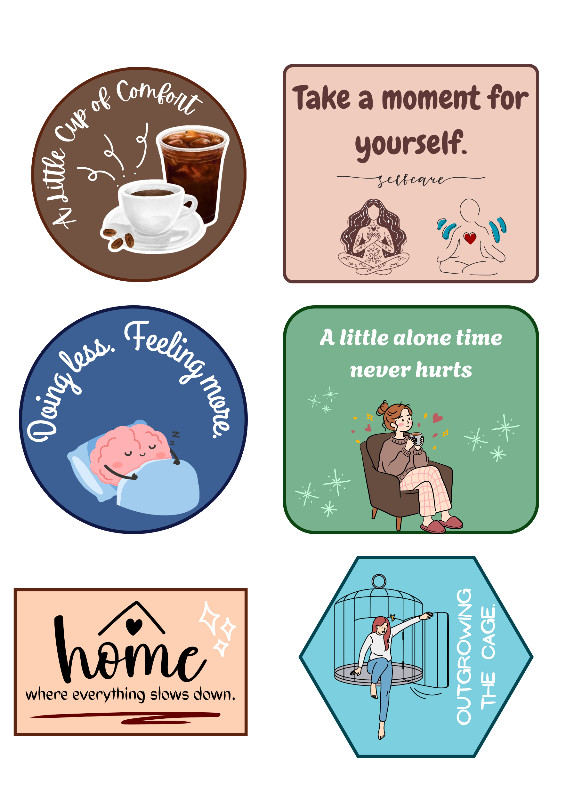 For Your Little Corners — Printable Cute & Cozy Sticker Collection