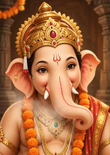 GANESHJI WITH MADAK 