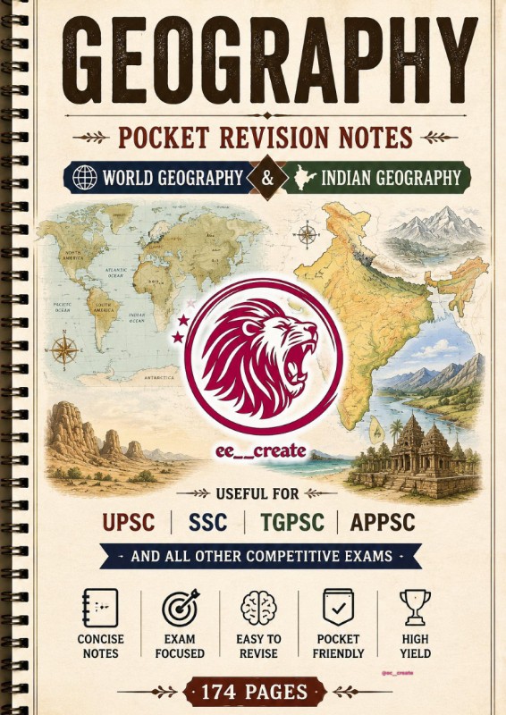 🌍 GEOGRAPHY — COMPLETE NOTES