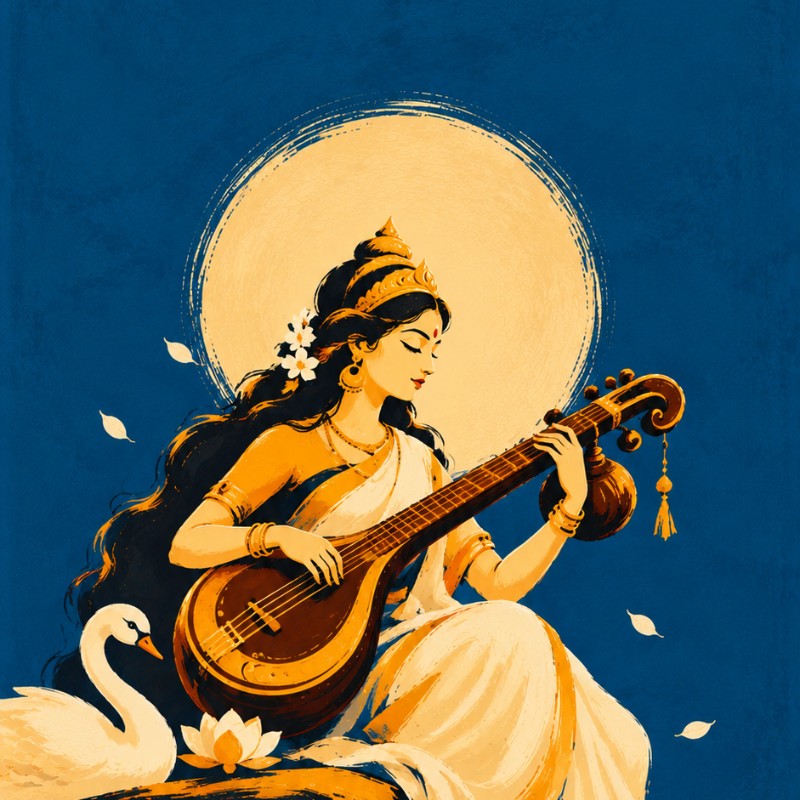 Goddess Saraswati
