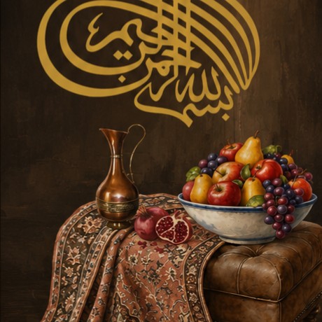 Golden Arabic Calligraphy Luxury Wall Art