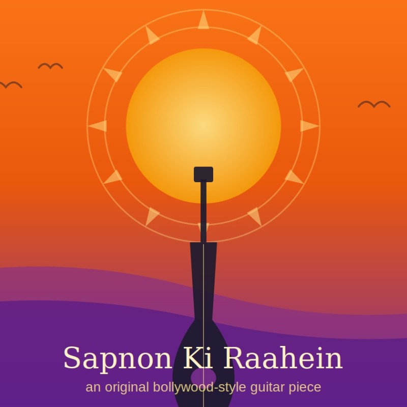 Guitar tab - Bollywood theme