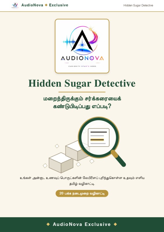 Hidden Sugar Detective 🔍 | மறைந்த சர்க்கரையைக் கண்டுபிடிக்கும் தமிழ் வழிகாட்டி