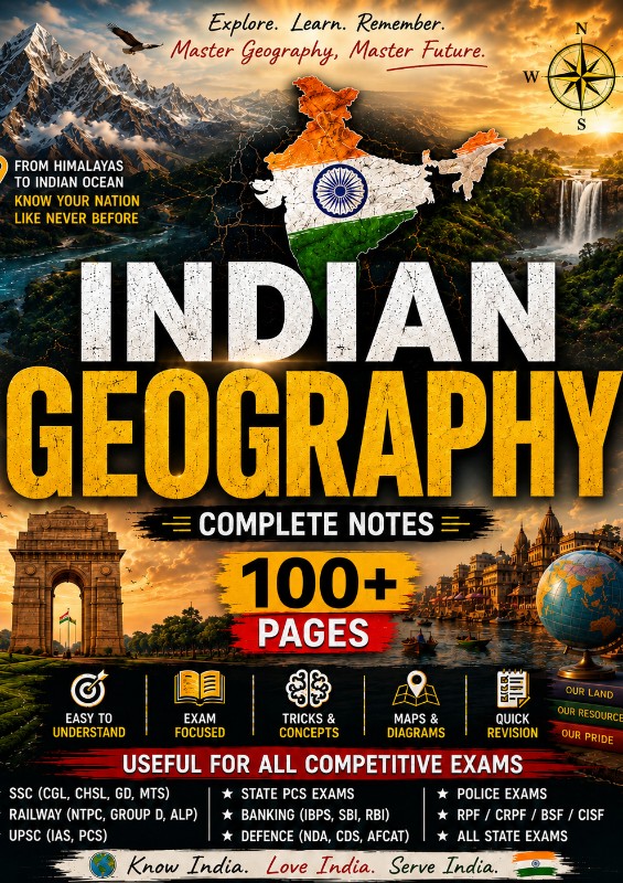 Indian Geography Complete Note's PDF 