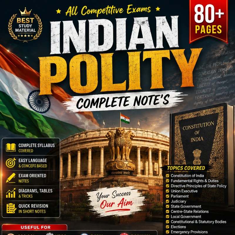 Indian Polity Complete Handwriting Notes PDF