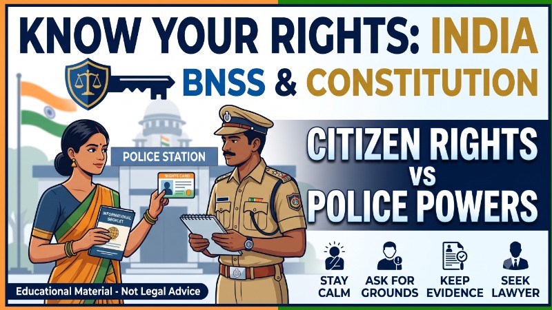 Know Your Rights: India BNSS & Constitution