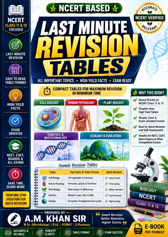 Last Minute Revision Table