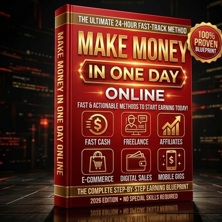 Make Money One Day Online – Beginner’s Digital Income Guide