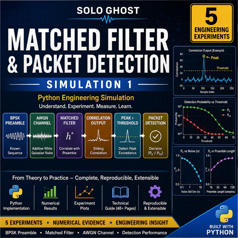 Matched Filter & Packet Detection — Simulation 1