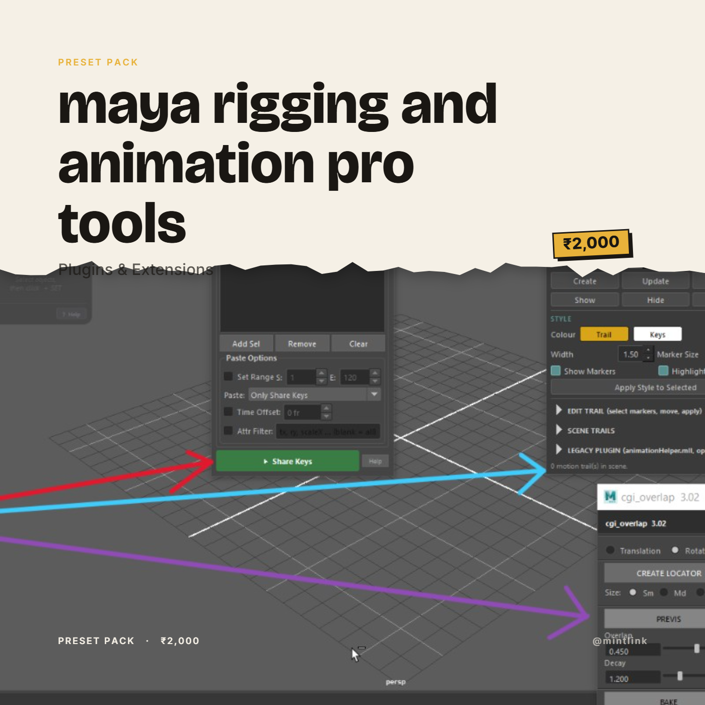 maya rigging and animation pro tools