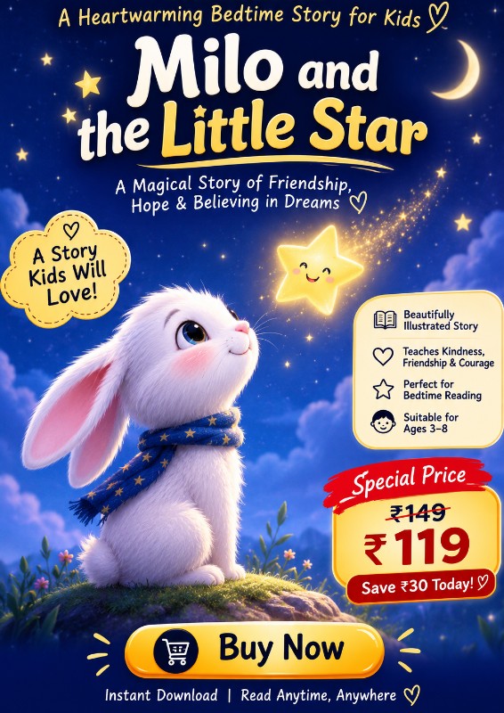 Milo and the Little Star ✨ | A Magical Bedtime Story for Kids