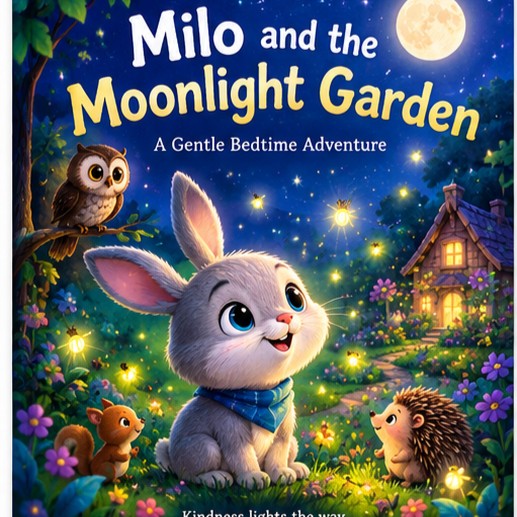Milo and the Moonlight Garden