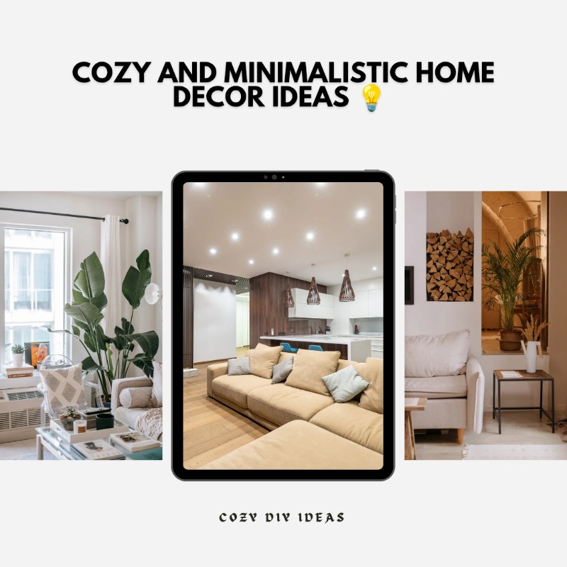 Minimalistic and Cozy home decor ideas 