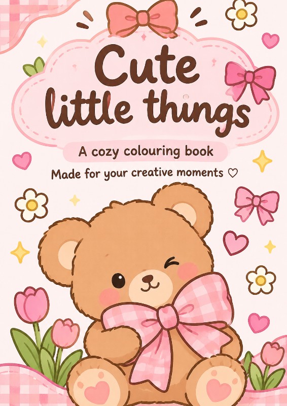 My Cute Little Things – Colouring Book 🎀
