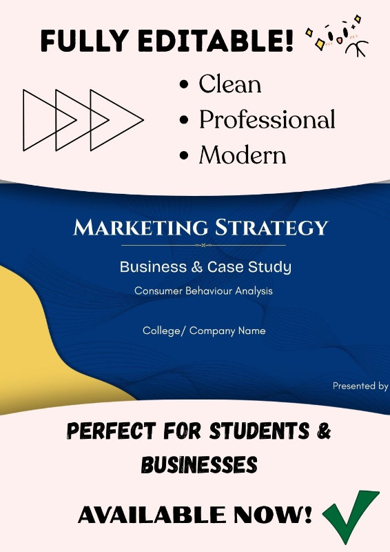 Modern Marketing Presentation | PowerPoint & Canva Template