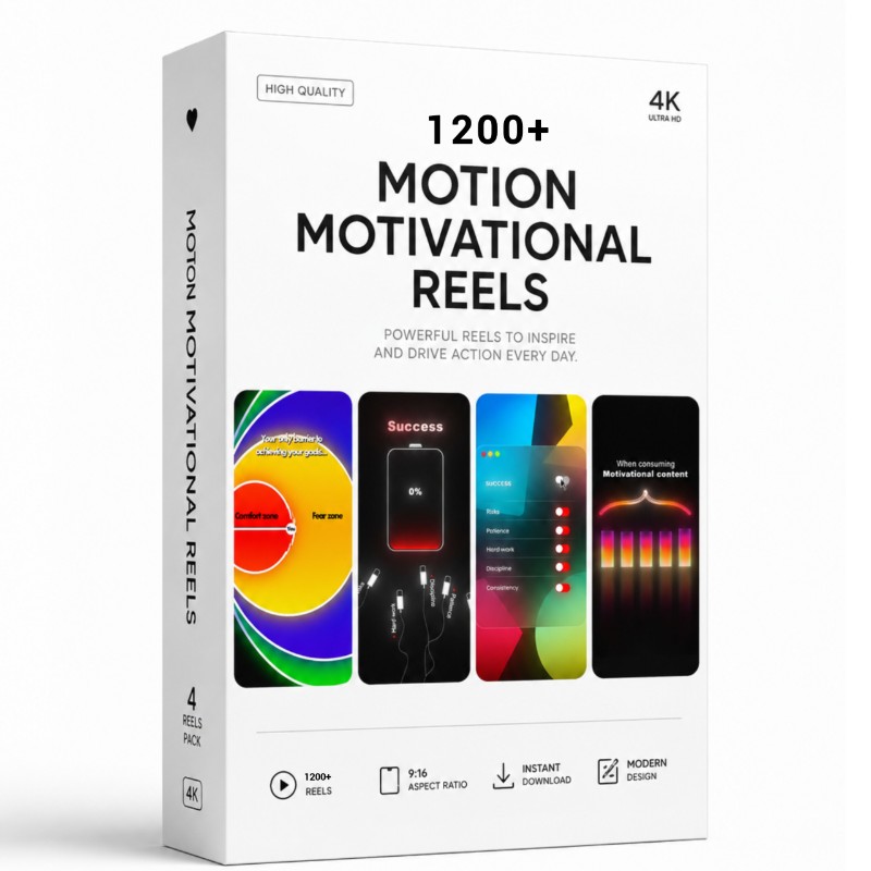 MOTION MOTIVATION REELS (copyright free) 4K