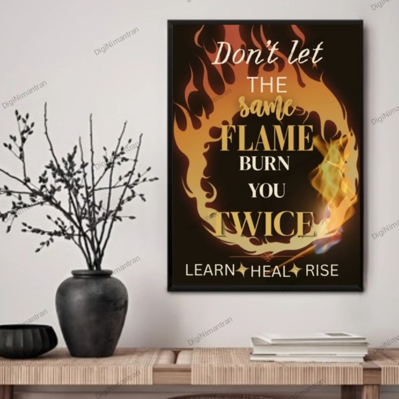 Motivational Wall Art | Printable Quote Art | Learn Heal Rise