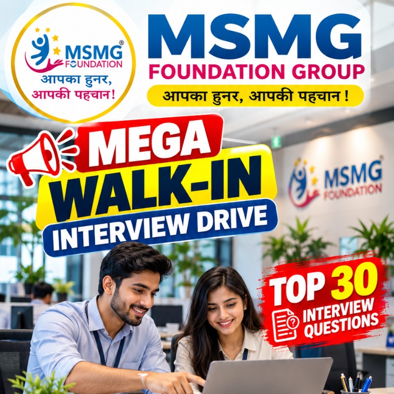 MSMG Foundation Group Interview Preparation Kit – Top 30 Questions & Answers | Business Development Associate