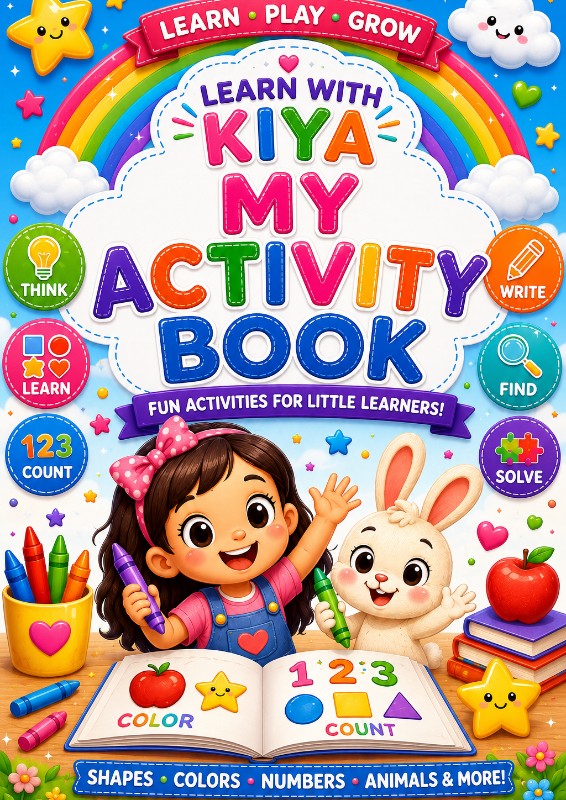 My Activity Book: Fun Activities for Little Learners!