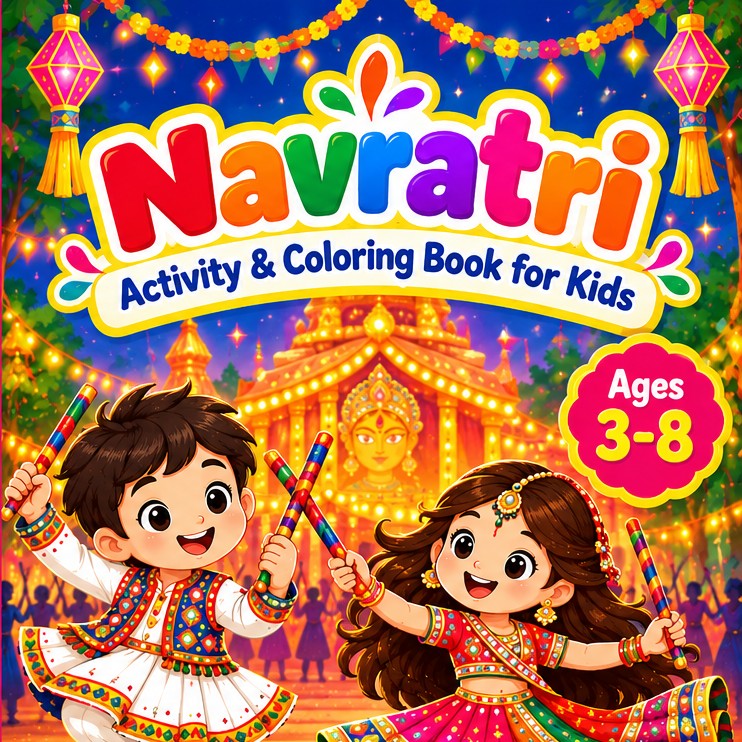 My First Navratri - Fun Activity & Coloring Book for Kids