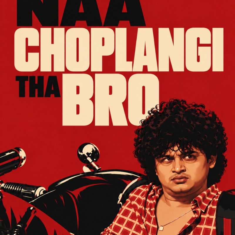 "Naa Choplangi Tha Bro" Poster