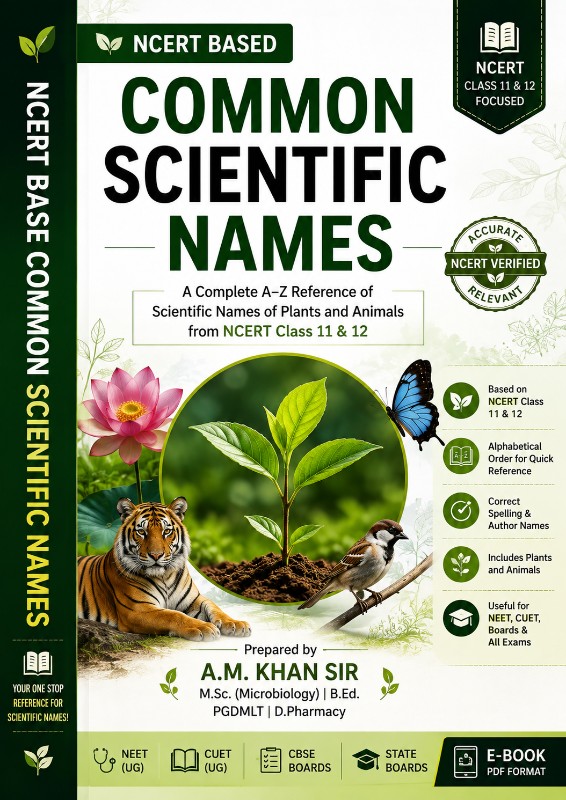 NCERT Based Common Scientific Names