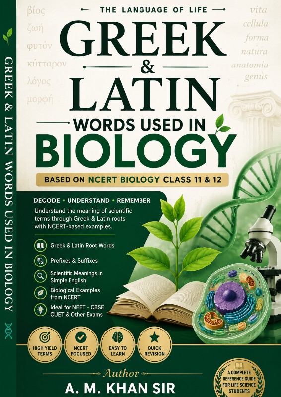 NCERT BASED GREEK & LATIN WORDS USED IN BIOLOGY