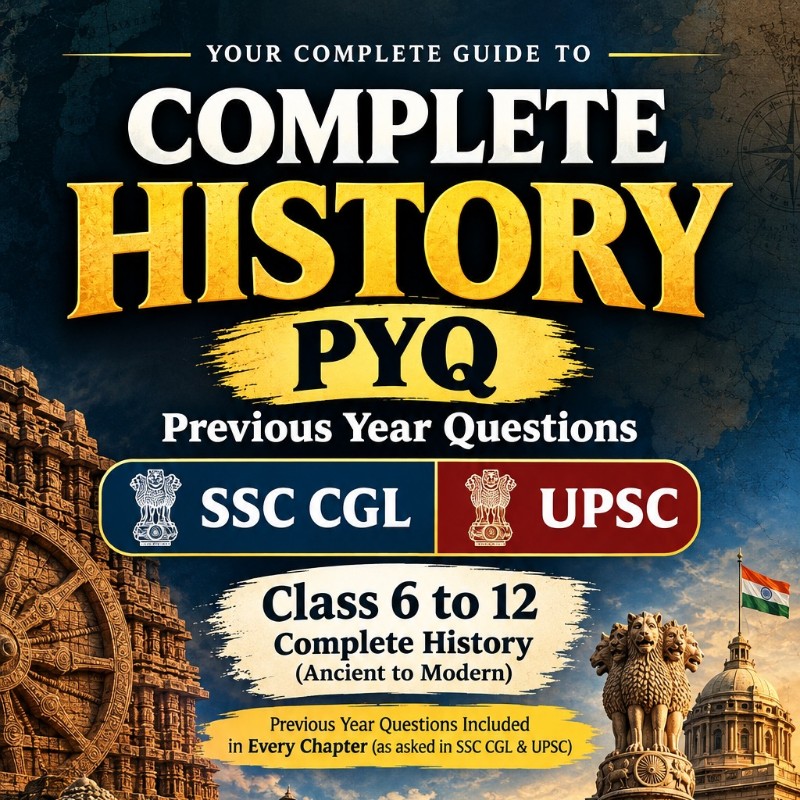 NCERT HISTORY CLASS 6th–12th — COMPLETE NOTES+PYQ