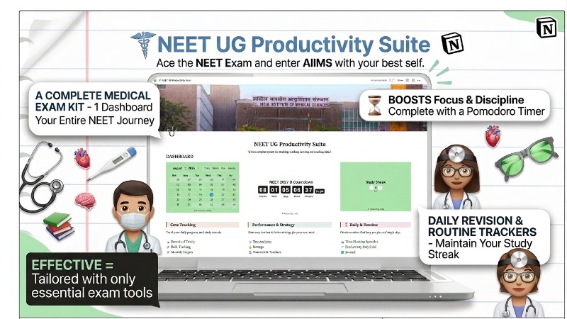 NEET UG 2026 Productivity Suite