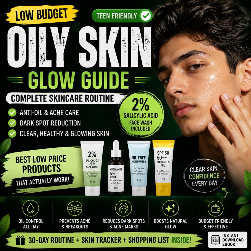 OILY SKIN RESET — The Complete Acne, Oil & Glow Guide