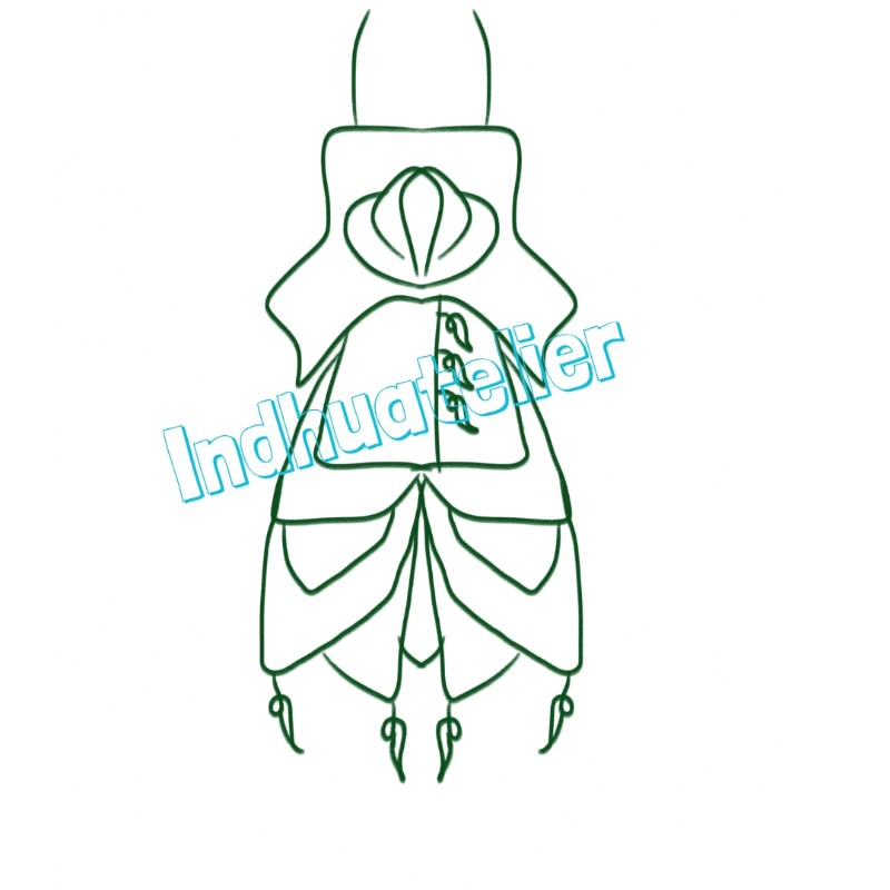 Original Fashion Dress Sketch