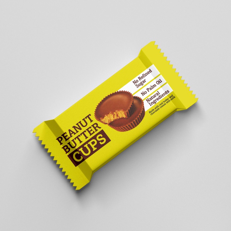 Packaging Design Peanut Butter cake Design CDR Editable File