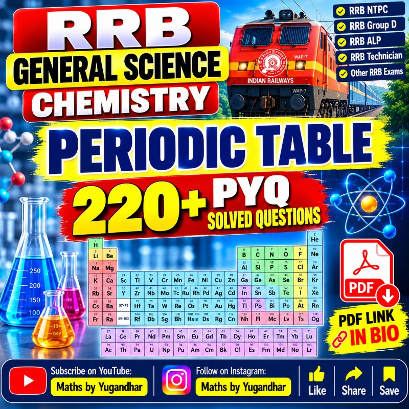 Periodic Table: 244 Solved MCQs | General Science (Chemistry)