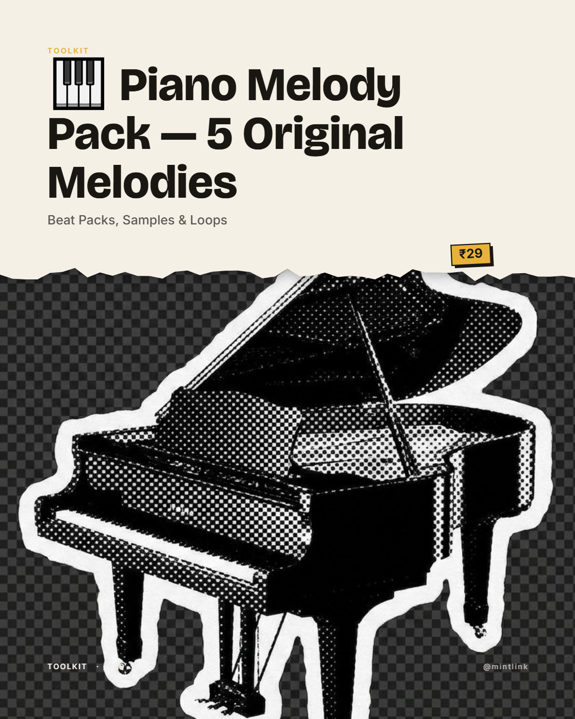 🎹 Piano Melody Pack — 5 Original Melodies