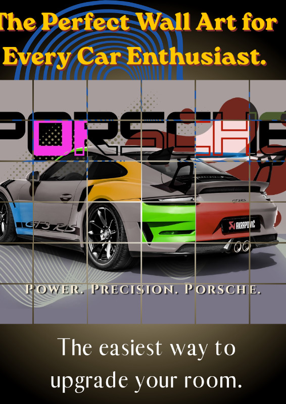 Porsche 911 Printable Wall Art | Digital Download Car Poster