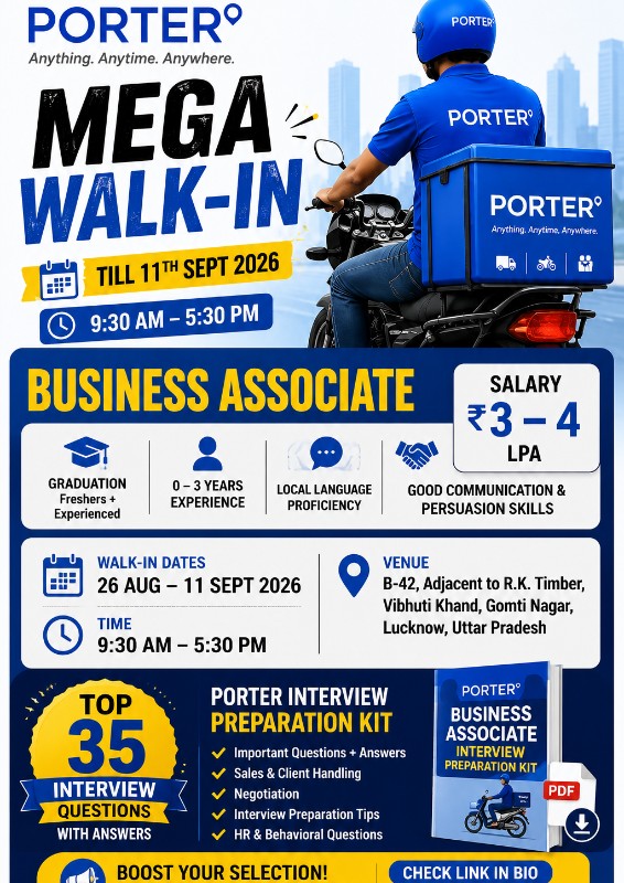 Porter- Business Associate interview Kit