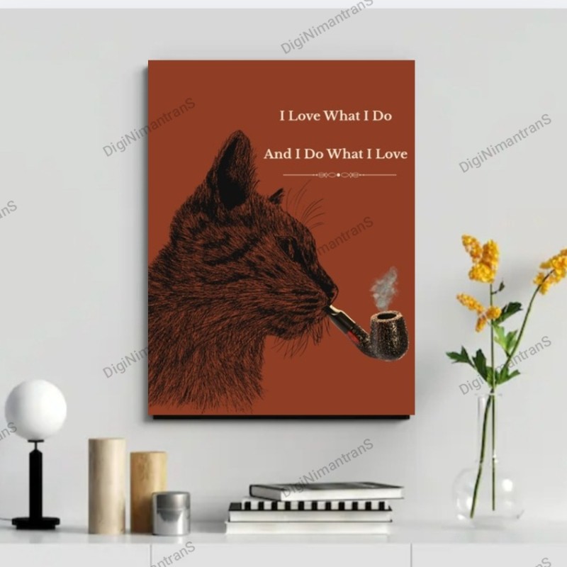 Quirky Cat Quote Wall Art |Printable