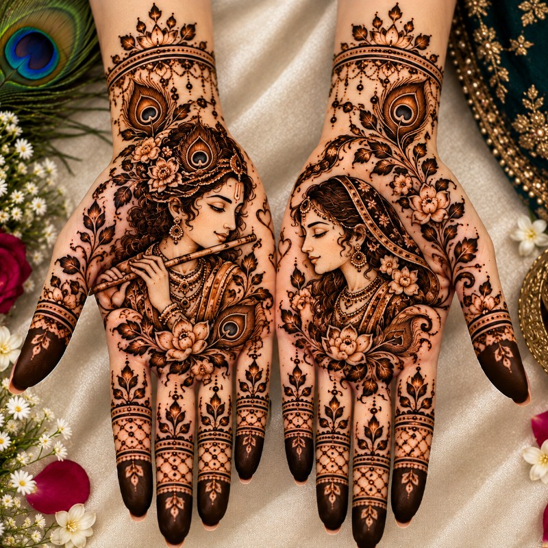 Radha Krishna Mehendi