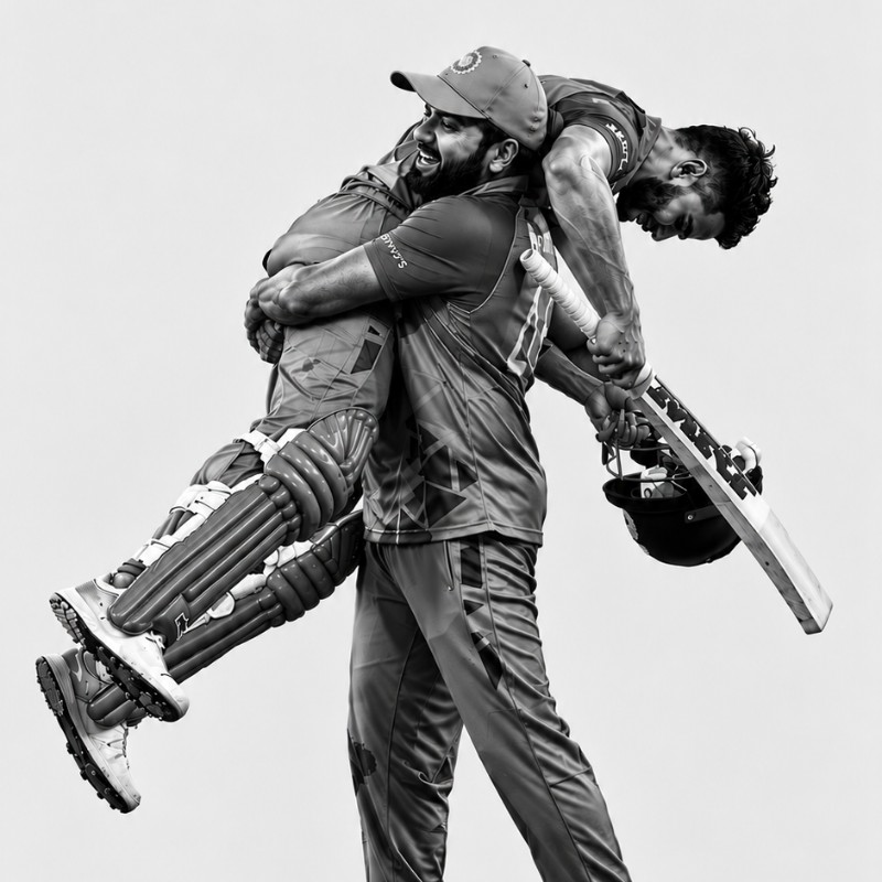 Rohit, Virat Cricket Poster