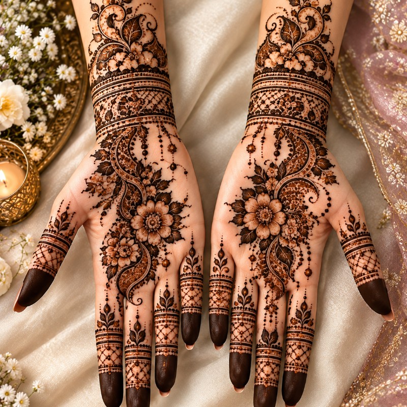 Royal Bloom Mehendi