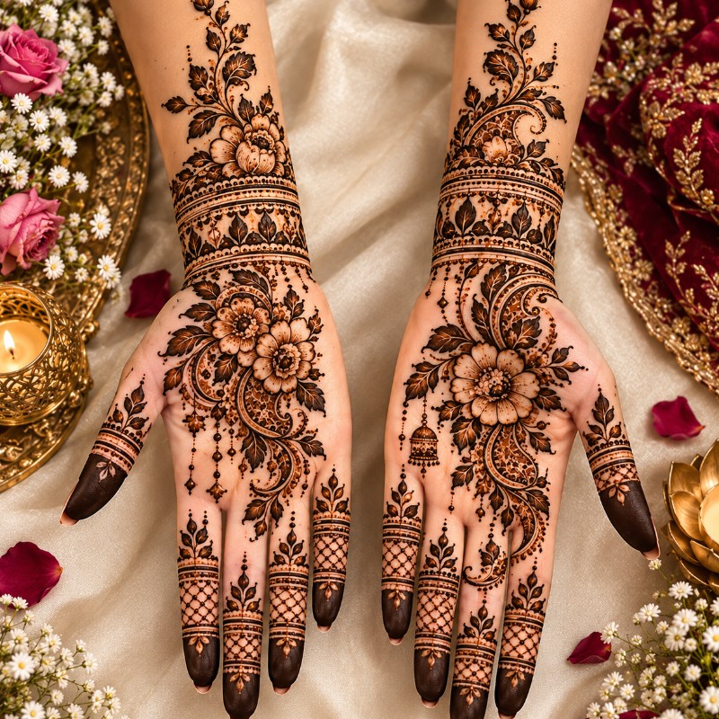 Royal Bloom Mehendi