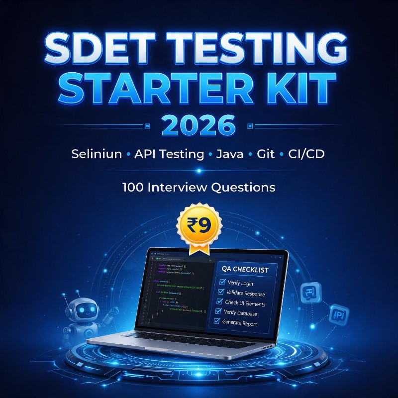 SDET Testing Starter Kit 2026